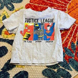 Justice League Kids Gray T-Shirt